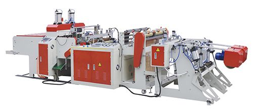 Máquina para hacer bolsa camiseta de alta velocidad (280pzas/min×2)