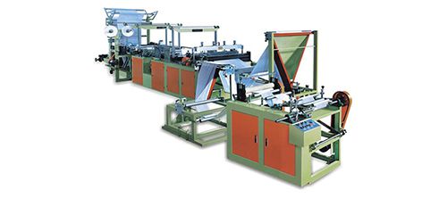 Máquina para hacer bolsas de basura controlada por computadora