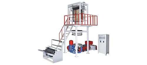 Extrusora de película soplada de alta velocidad (con única rebobinadora)