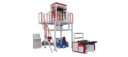 Extrusora de película soplada de alta velocidad (con única rebobinadora)